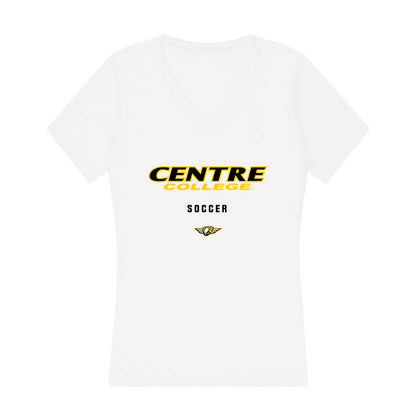 Centre College - NCAA Women's Soccer : Alexis Kronenthal - Women's V-Neck T-Shirt-0