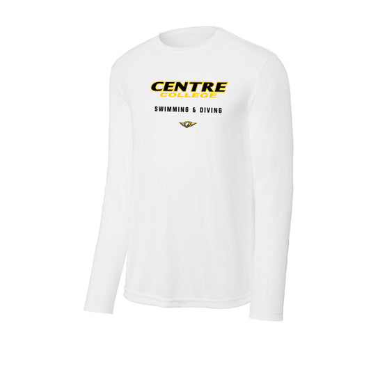 Centre College - NCAA Men's Swimming & Diving : Hamza Hosny - Classic Shersey Activewear Long Sleeve T-Shirt-0