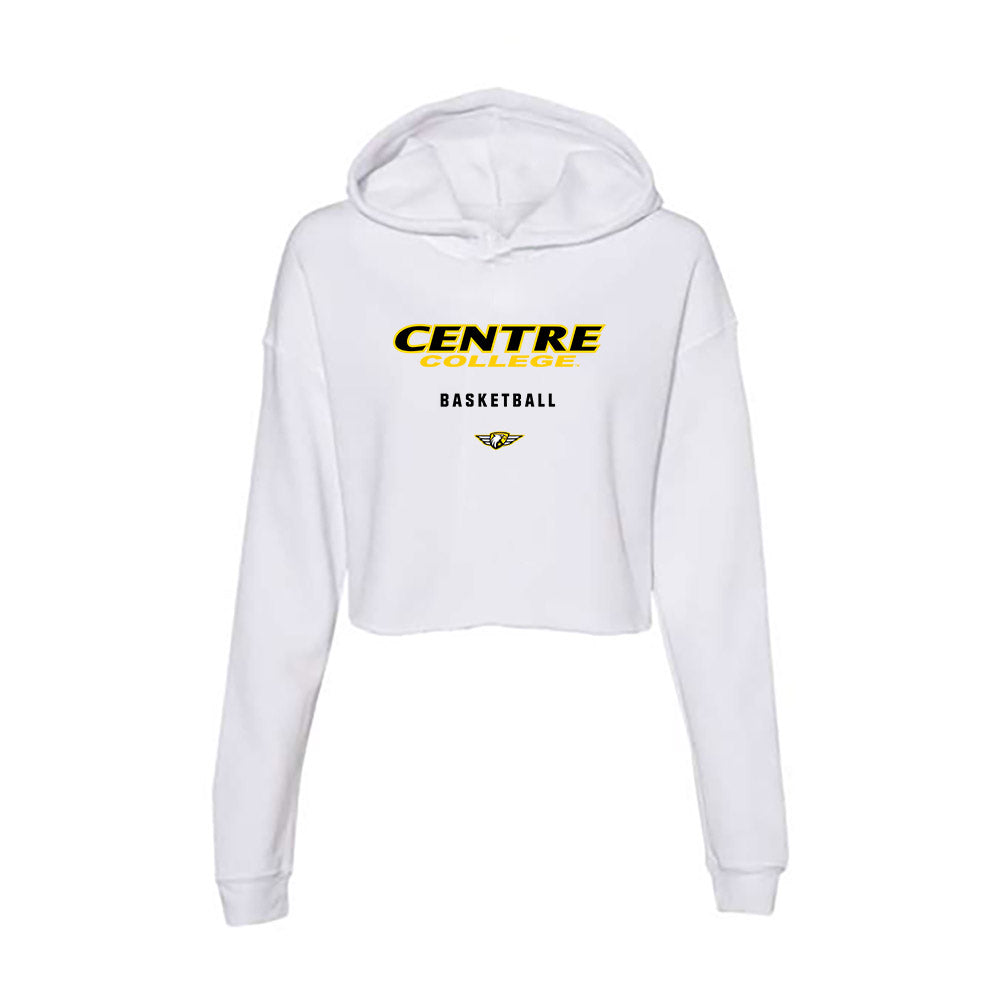 Centre College - NCAA Men's Basketball : Max Burtner - Women's Crop Fleece Hoodie-0