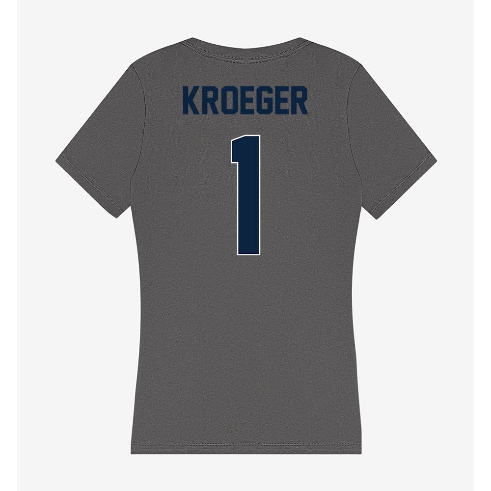 Xavier - NCAA Women's Volleyball : Sadie Kroeger - Women's V-Neck T-Shirt-1