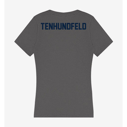 Xavier - NCAA Women's Swimming & Diving : Emma Tenhundfeld - Women's V-Neck T-Shirt-1