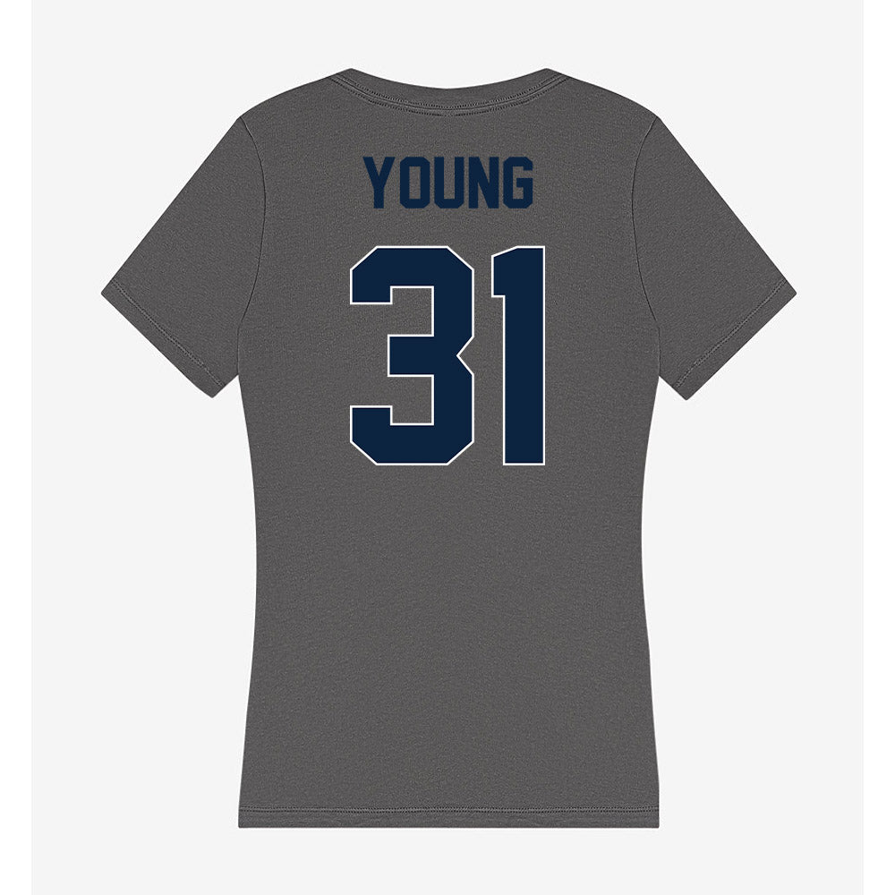 Xavier - NCAA Baseball : Joey Young - Women's V-Neck T-Shirt-1