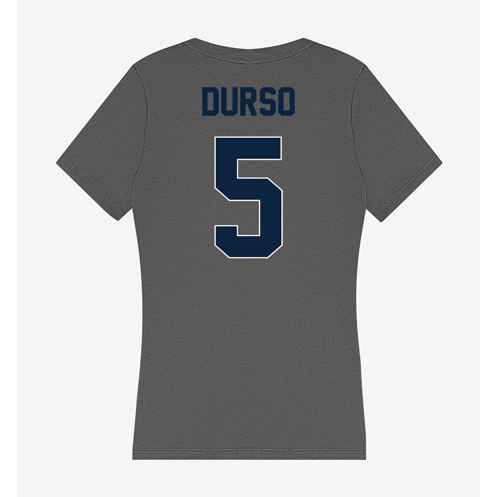 Xavier - NCAA Men's Soccer : Ryan Durso - Women's V-Neck T-Shirt-1