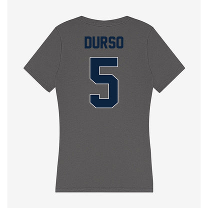 Xavier - NCAA Men's Soccer : Ryan Durso - Women's V-Neck T-Shirt-1