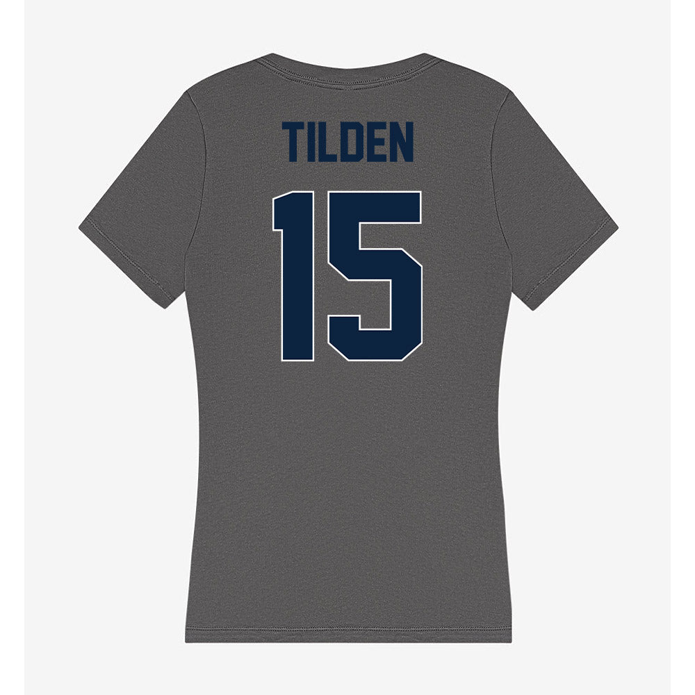 Xavier - NCAA Women's Volleyball : Ava Tilden - Women's V-Neck T-Shirt-1