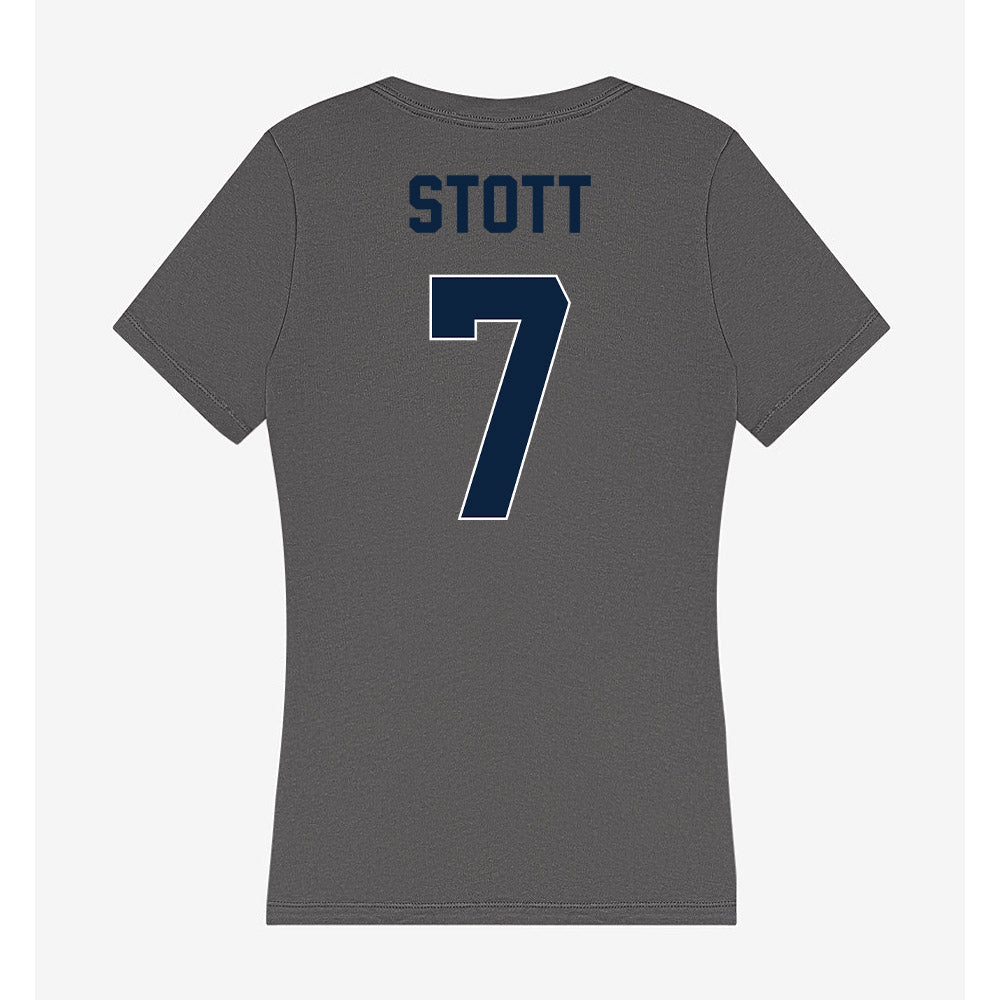 Xavier - NCAA Women's Soccer : Alivia Stott - Women's V-Neck T-Shirt-1