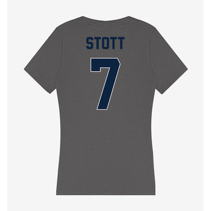 Xavier - NCAA Women's Soccer : Alivia Stott - Women's V-Neck T-Shirt-1
