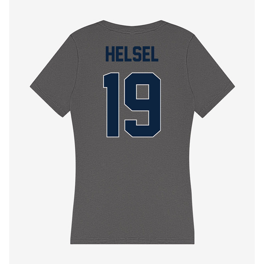 Xavier - NCAA Baseball : Garrett Helsel - Women's V-Neck T-Shirt-1