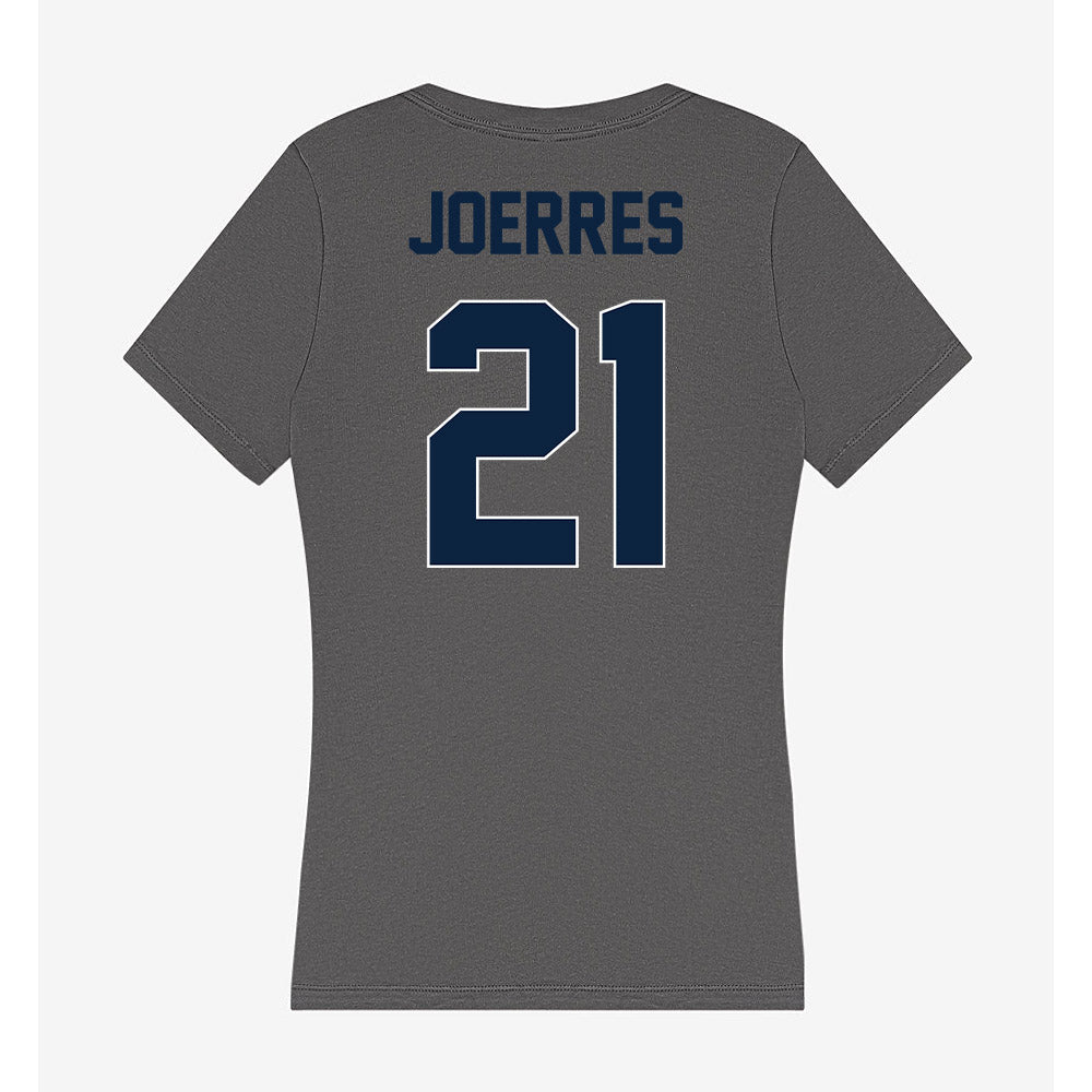 Xavier - NCAA Women's Lacrosse : Addi Joerres - Women's V-Neck T-Shirt-1