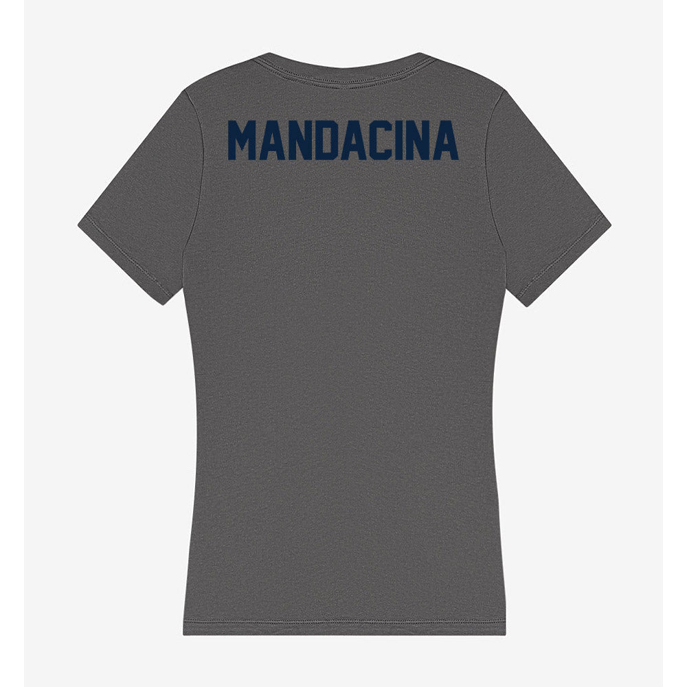Xavier - NCAA Women's Swimming & Diving : Parker Mandacina - Women's V-Neck T-Shirt-1