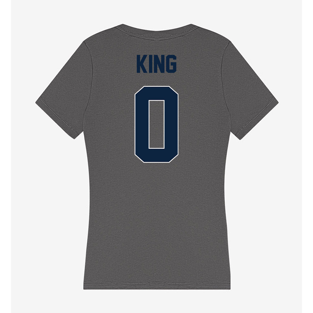 Xavier - NCAA Baseball : Alex King - Women's V-Neck T-Shirt-1