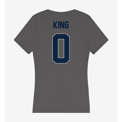 Xavier - NCAA Baseball : Alex King - Women's V-Neck T-Shirt-1