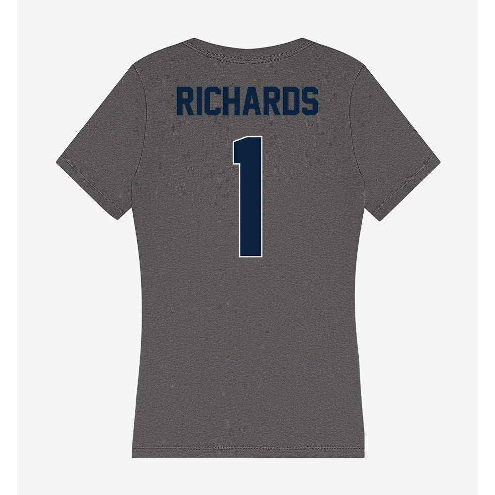 Xavier - NCAA Women's Basketball : Payton Richards - Women's V-Neck T-Shirt-1