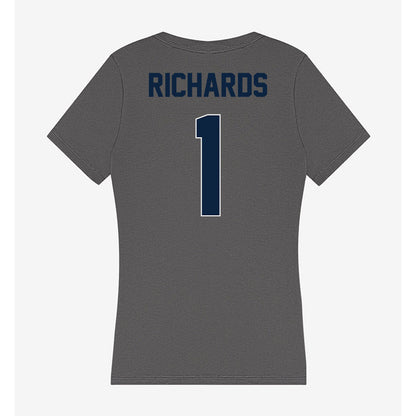 Xavier - NCAA Women's Basketball : Payton Richards - Women's V-Neck T-Shirt-1