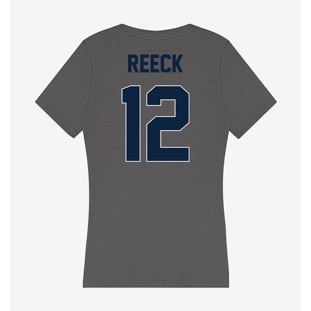 Xavier - NCAA Women's Lacrosse : Haley Reeck - Women's V-Neck T-Shirt-1