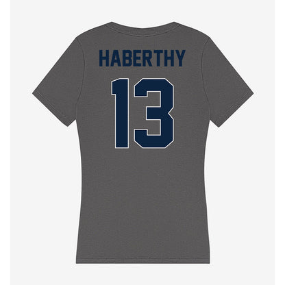 Xavier - NCAA Women's Volleyball : Addie Haberthy - Women's V-Neck T-Shirt-1