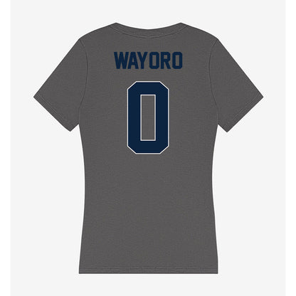 Xavier - NCAA Men's Soccer : Immanuel Wayoro - Women's V-Neck T-Shirt-1