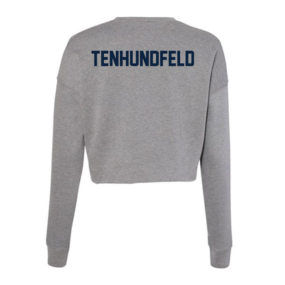 Xavier - NCAA Women's Swimming & Diving : Emma Tenhundfeld - Women's Cropped Crew Fleece-1