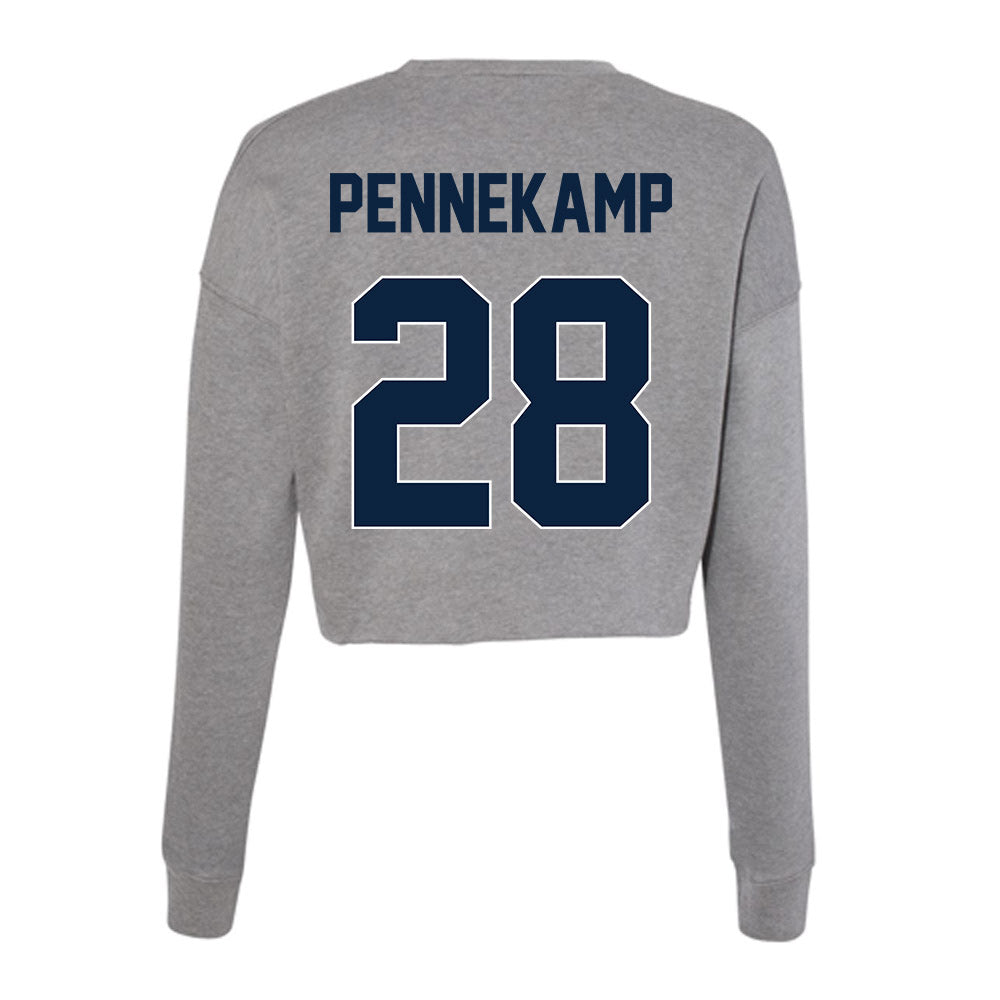 Xavier - NCAA Women's Soccer : Presley Pennekamp - Women's Cropped Crew Fleece-1
