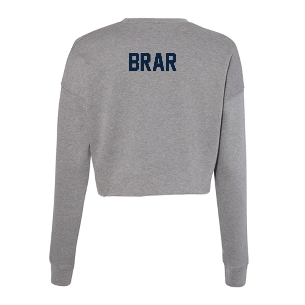 Xavier - NCAA Women's Golf : Hunar Brar - Women's Cropped Crew Fleece-1