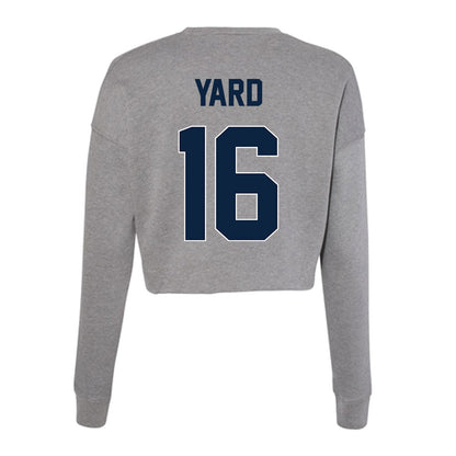 Xavier - NCAA Women's Lacrosse : Cameron Yard - Women's Cropped Crew Fleece-1