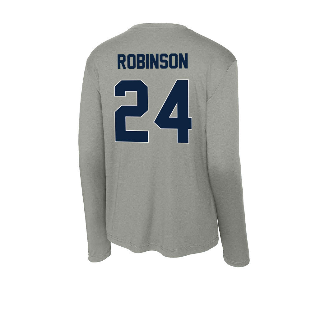 Xavier - NCAA Baseball : Cooper Robinson - Activewear Long Sleeve T-Shirt-1