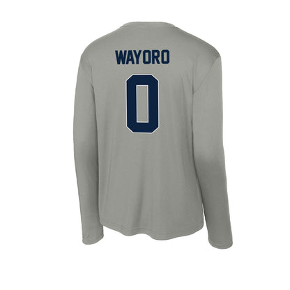 Xavier - NCAA Men's Soccer : Immanuel Wayoro - Activewear Long Sleeve T-Shirt-1