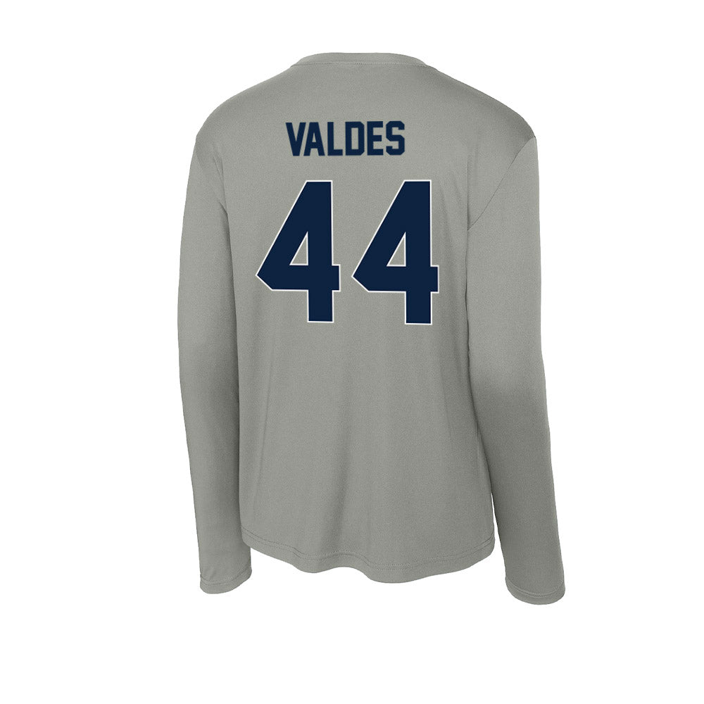 Xavier - NCAA Baseball : Jorge Valdes - Activewear Long Sleeve T-Shirt-1