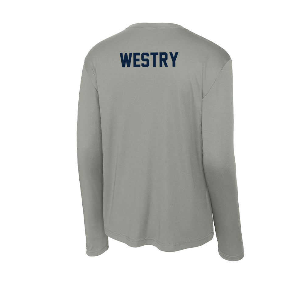 Xavier - NCAA Men's Basketball : Chance Westry - Activewear Long Sleeve T-Shirt-1