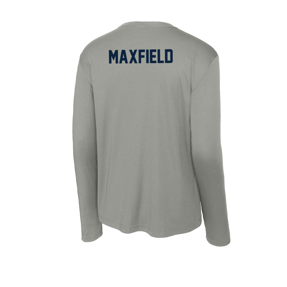 Xavier - NCAA Women's Swimming & Diving : Ella Maxfield - Activewear Long Sleeve T-Shirt-1