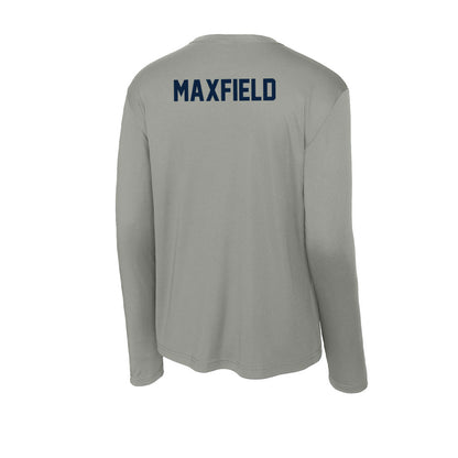 Xavier - NCAA Women's Swimming & Diving : Ella Maxfield - Activewear Long Sleeve T-Shirt-1