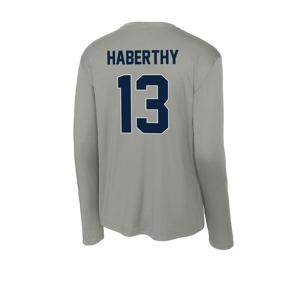 Xavier - NCAA Women's Volleyball : Addie Haberthy - Activewear Long Sleeve T-Shirt-1