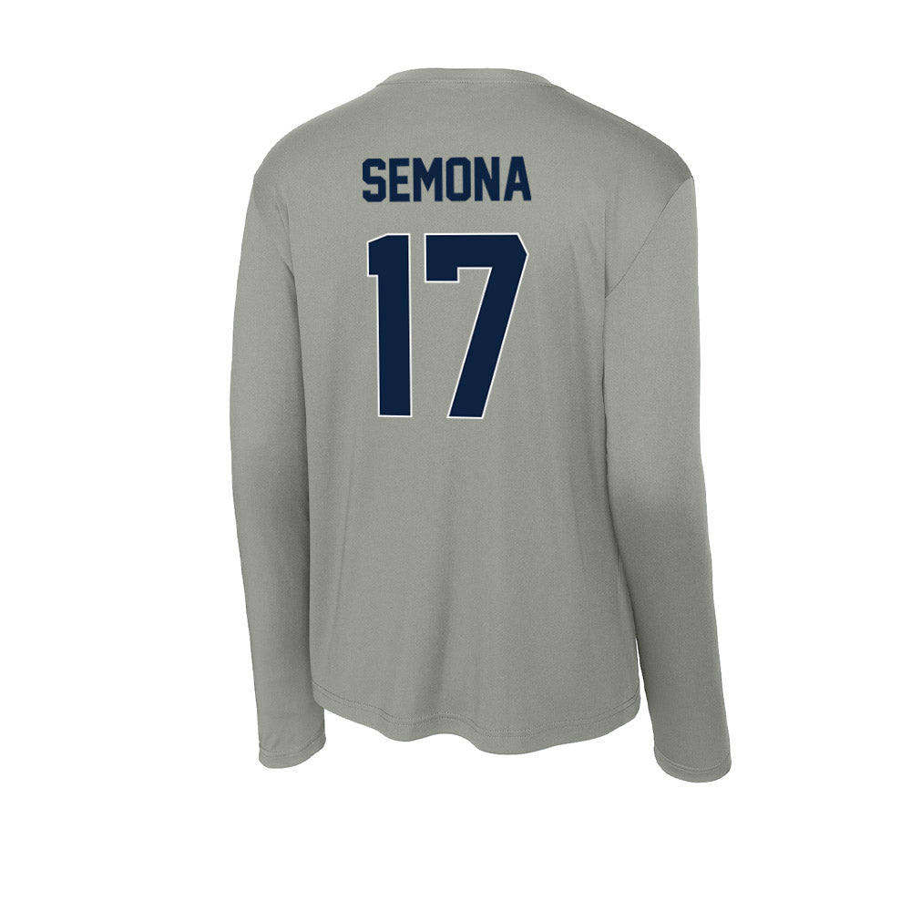 Xavier - NCAA Women's Volleyball : Gabby Semona - Activewear Long Sleeve T-Shirt-1