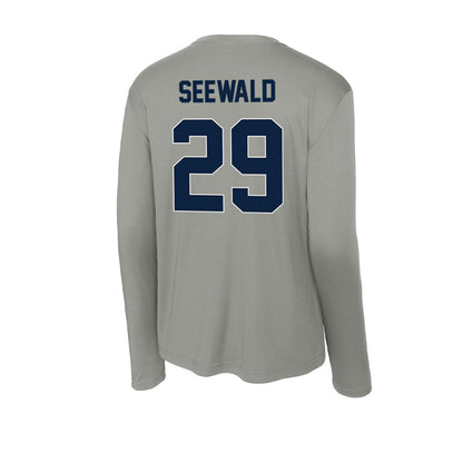 Xavier - NCAA Women's Lacrosse : Julia Seewald - Activewear Long Sleeve T-Shirt-1