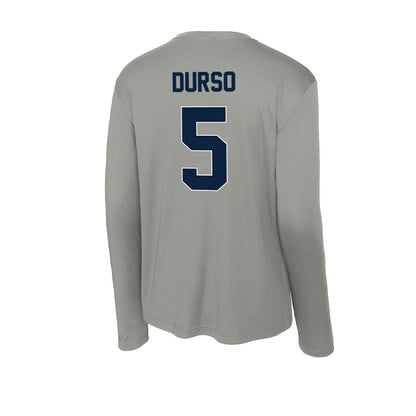 Xavier - NCAA Men's Soccer : Ryan Durso - Activewear Long Sleeve T-Shirt-1