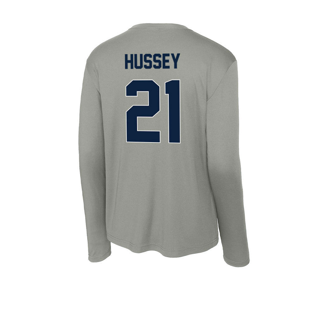 Xavier - NCAA Baseball : Ryan Hussey - Activewear Long Sleeve T-Shirt-1