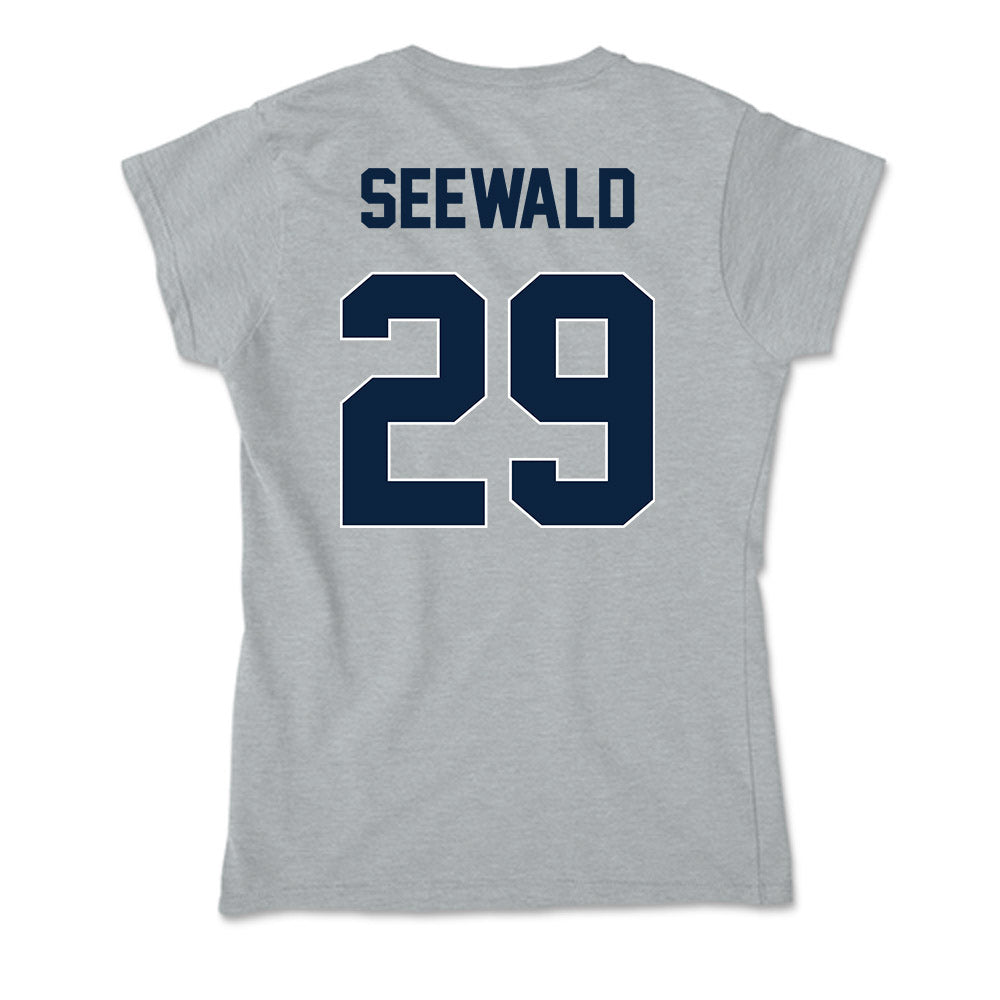 Xavier - NCAA Women's Lacrosse : Julia Seewald - Soft Style Women’s T-Shirt-1