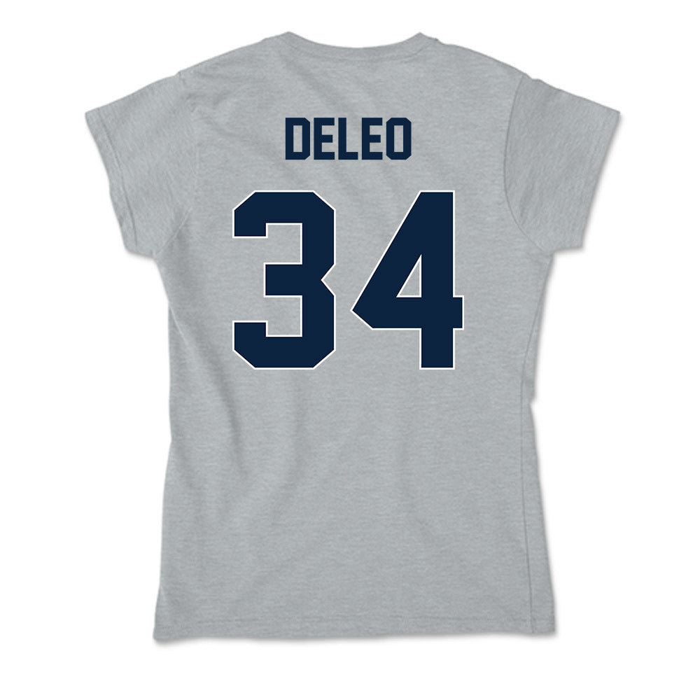 Xavier - NCAA Baseball : Asher DeLeo - Soft Style Women’s T-Shirt-1