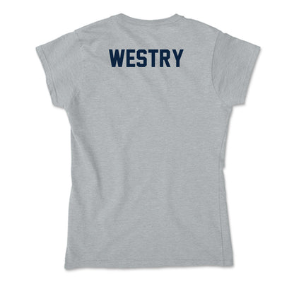 Xavier - NCAA Men's Basketball : Chance Westry - Soft Style Women’s T-Shirt-1