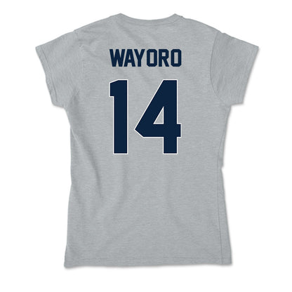 Xavier - NCAA Men's Soccer : Immanuel Wayoro - Soft Style Women’s T-Shirt-1