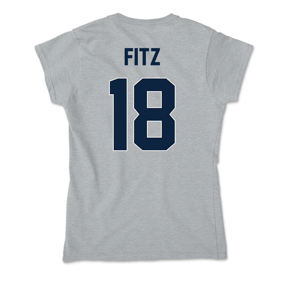 Xavier - NCAA Baseball : Jonathan Fitz - Soft Style Women’s T-Shirt-1