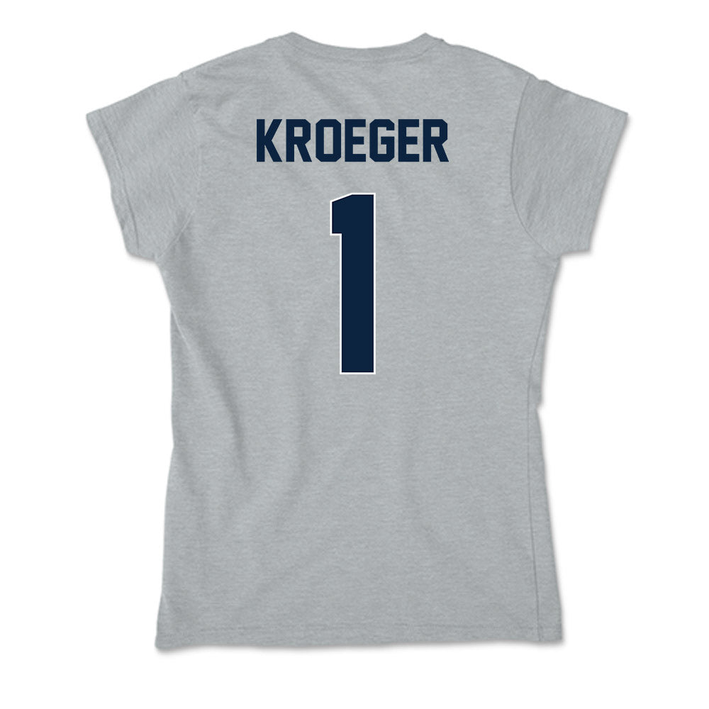 Xavier - NCAA Women's Volleyball : Sadie Kroeger - Soft Style Women’s T-Shirt-1