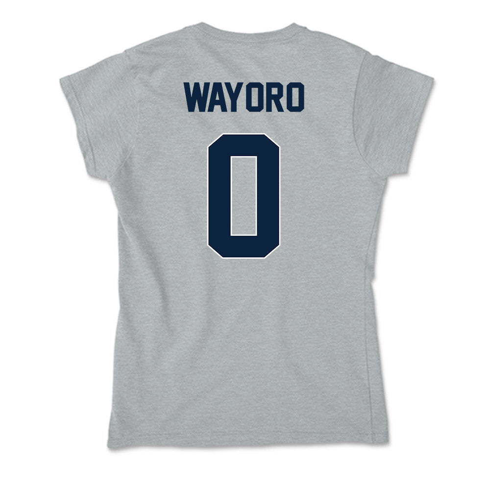 Xavier - NCAA Men's Soccer : Immanuel Wayoro - Soft Style Women’s T-Shirt-1