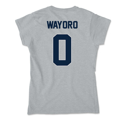 Xavier - NCAA Men's Soccer : Immanuel Wayoro - Soft Style Women’s T-Shirt-1