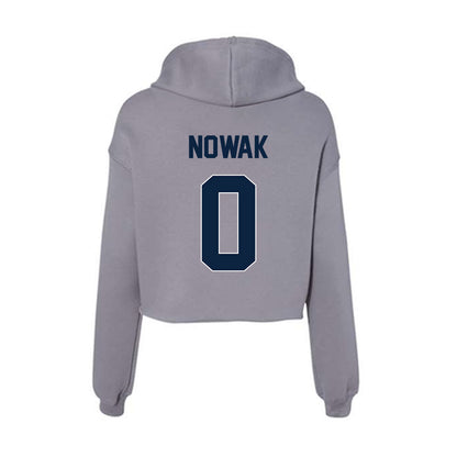 Xavier - NCAA Men's Soccer : Austin Nowak - Women's Crop Fleece Hoodie-1
