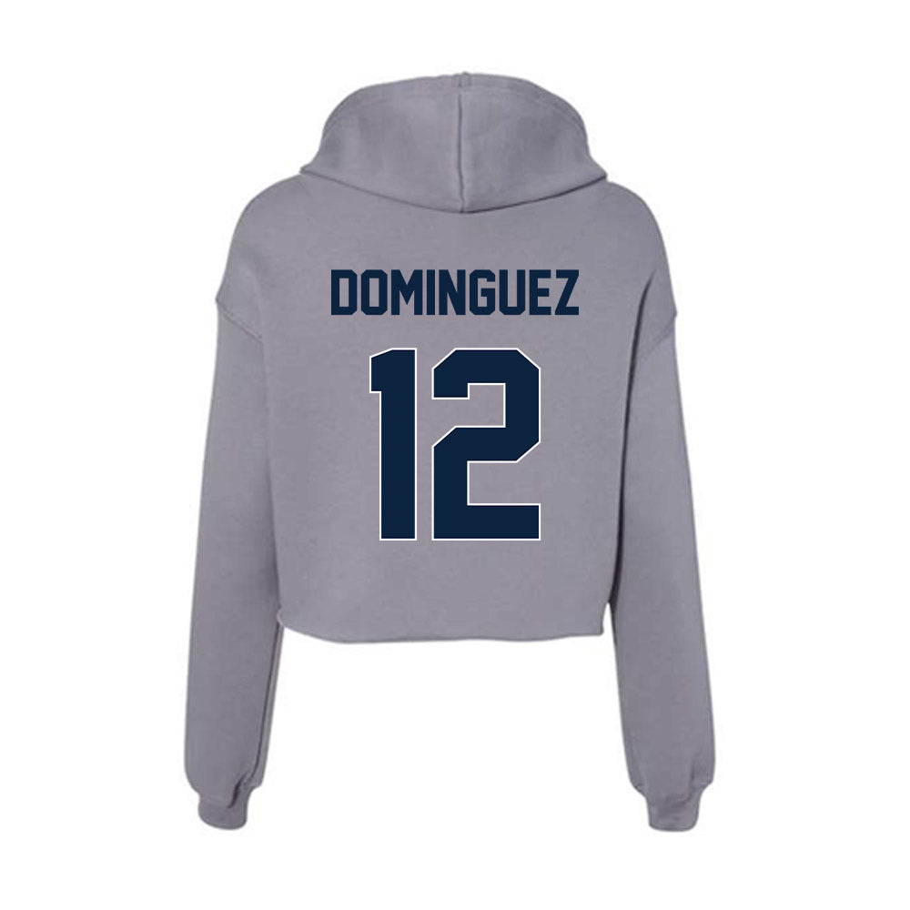 Xavier - NCAA Men's Basketball : Ruben Dominguez - Women's Crop Fleece Hoodie-1