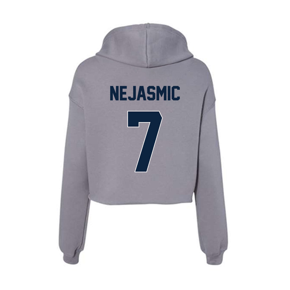 Xavier - NCAA Women's Basketball : Vivien Nejasmic - Women's Crop Fleece Hoodie-1