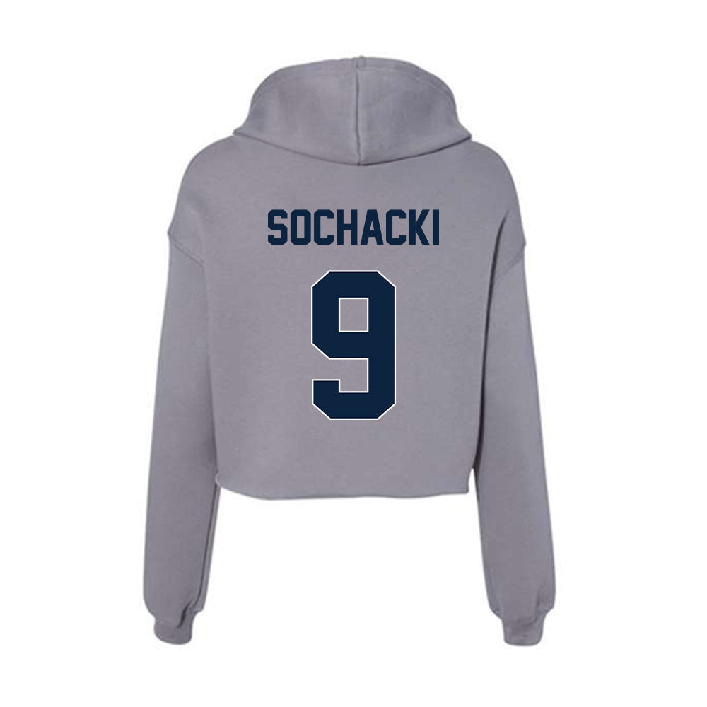 Xavier - NCAA Women's Soccer : Reese Sochacki - Women's Crop Fleece Hoodie-1