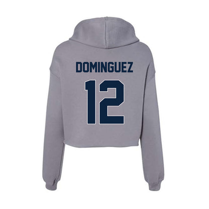 Xavier - NCAA Men's Basketball : Ruben Dominguez - Women's Crop Fleece Hoodie-1
