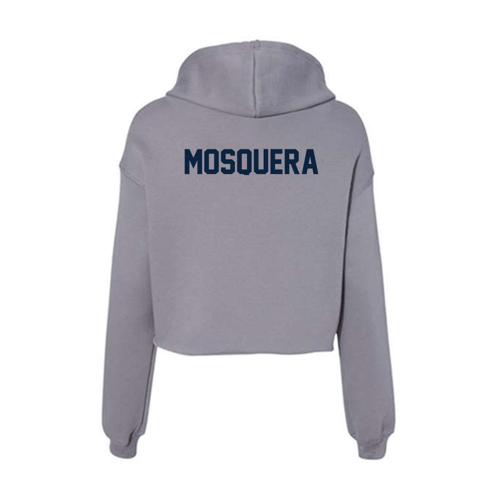 Xavier - NCAA Women's Track & Field : Mateo Mosquera - Women's Crop Fleece Hoodie-1